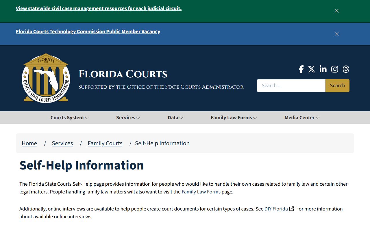 St. Lucie County court records - Florida Courts self-help information page