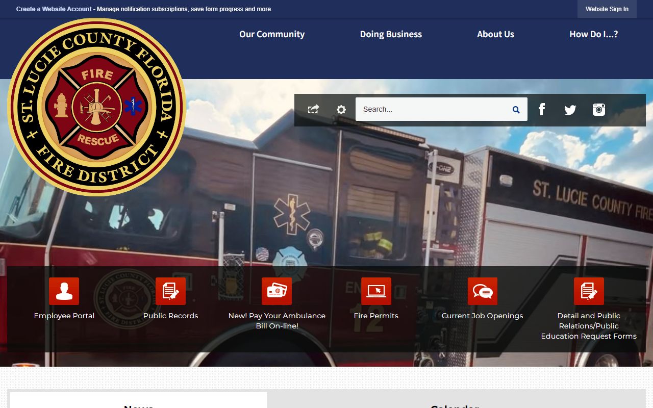 St. Lucie County jail population county public transit and services