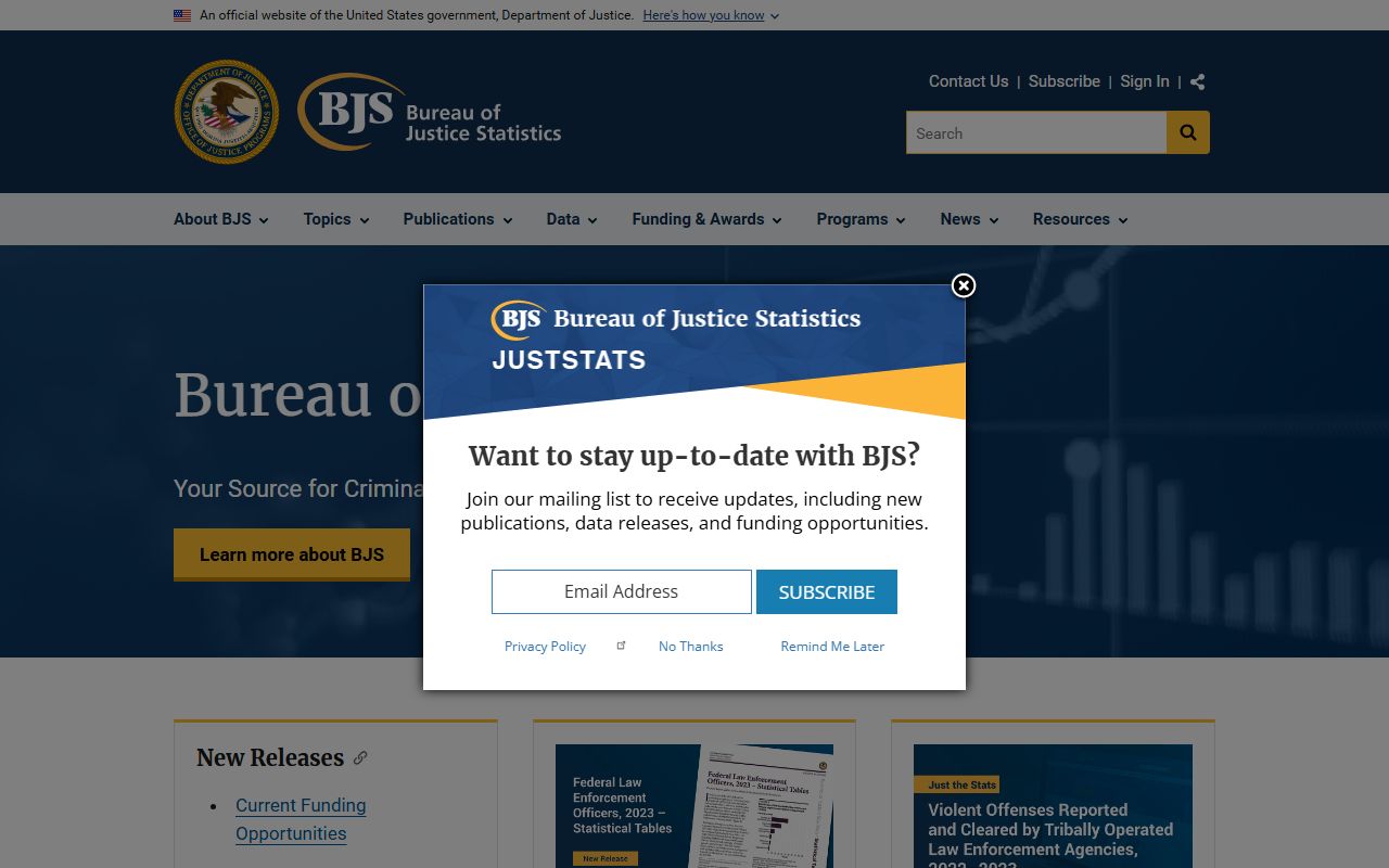 St. Lucie County jail population Bureau of Justice Statistics national data