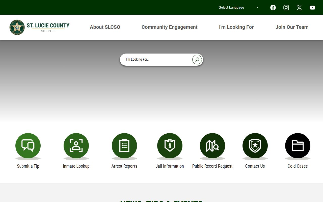 St. Lucie County warrant search - Sheriff's Office official homepage